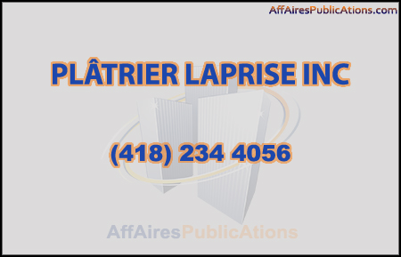 PLÂTRIER LAPRISE INC