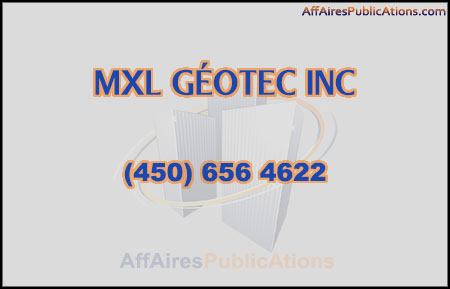 MXL GÉOTEC INC