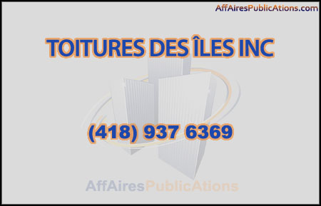 TOITURES DES ÎLES INC