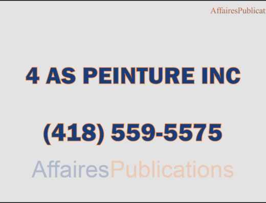 4 AS PEINTURE INC
