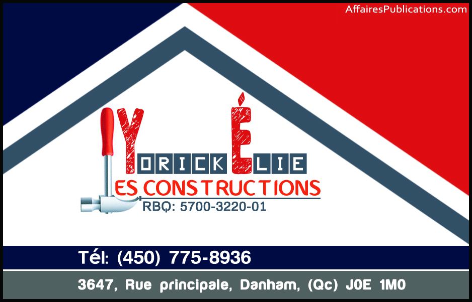 LES CONSTRUCTIONS YORICK ÉLIE