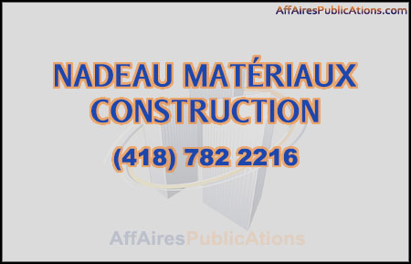 NADEAU MATÉRIAUX CONSTRUCTION