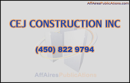 CEJ CONSTRUCTION INC