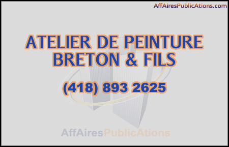 ATELIER DE PEINTURE BRETON & FILS