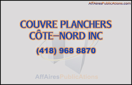 COUVRE PLANCHERS CÔTE-NORD