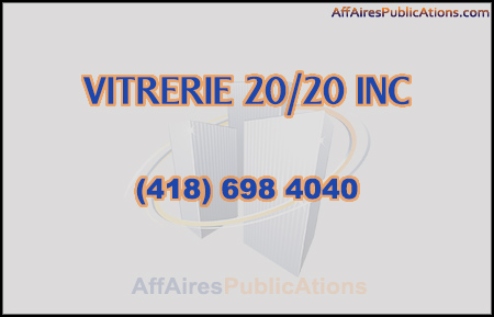 VITRERIE 20/20 INC