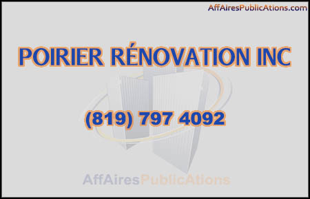 POIRIER RÉNOVATION INC