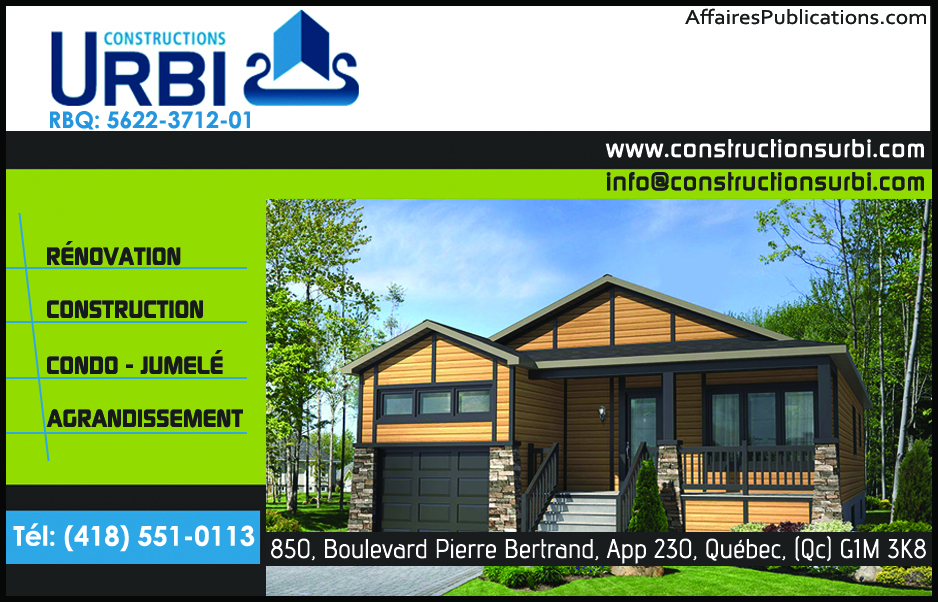 CONSTRUCTIONS URBI INC