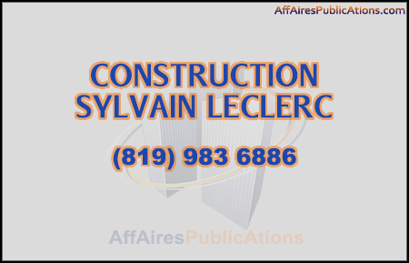 CONSTRUCTION SYLVAIN LECLERC