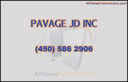 PAVAGE JD INC