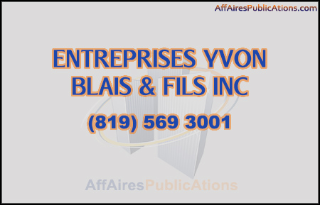 ENTREPRISES YVON BLAIS & FILS INC