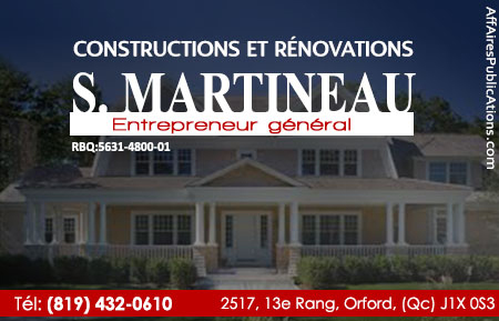CONSTRUCTIONS ET RÉNOVATIONS S. MARTINEAU INC