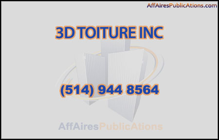 3D TOITURE INC
