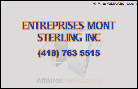 ENTREPRISES MONT STERLING INC