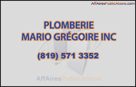 PLOMBERIE MARIO GRÉGOIRE INC