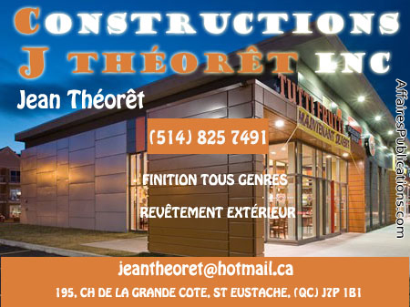 CONSTRUCTIONS J THÉORÊT INC