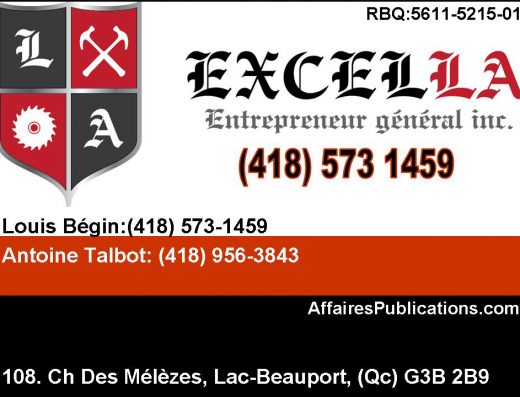 EXCELLA ENTREPRENEUR GÉNÉRAL