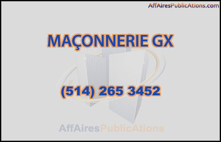 MAÇONNERIE GX