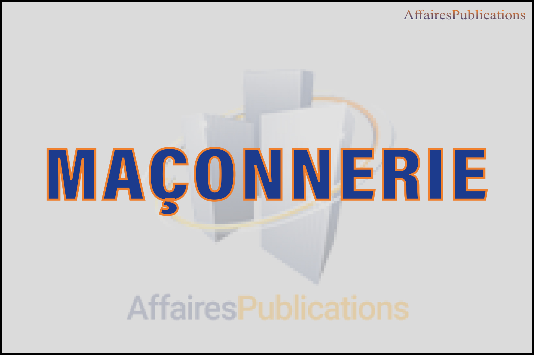 MAÇONNERIE