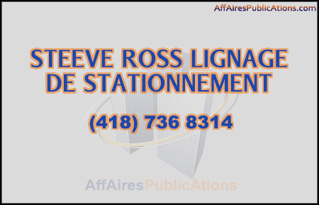 STEEVE ROSS LIGNAGE DE STATIONNEMENT