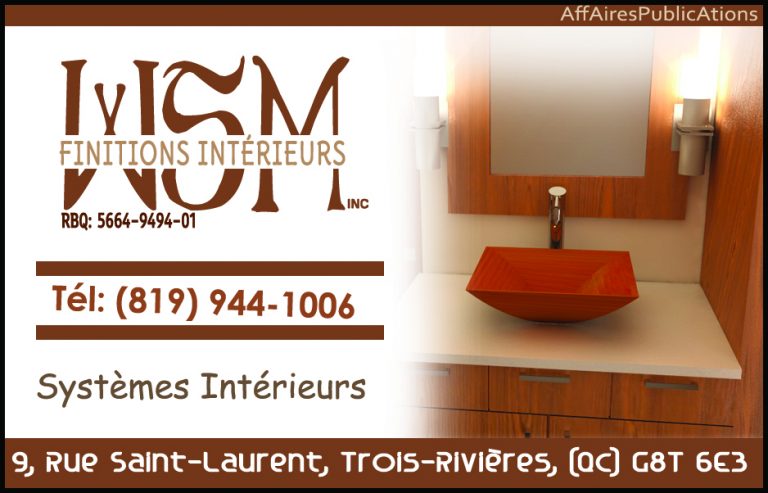 FINITIONS INTÉRIEURS WSM INC