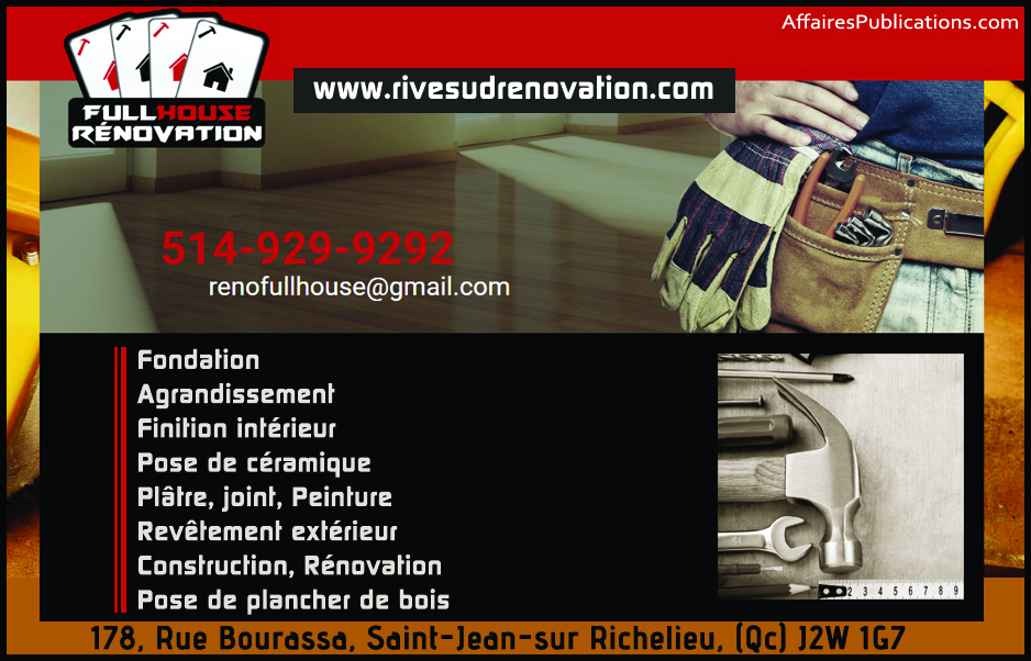 RÉNOVATION FULL HOUSE