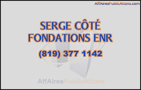 SERGE CÔTÉ FONDATIONS ENR