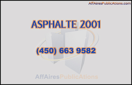 ASPHALTE 2001