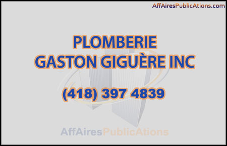 PLOMBERIE GASTON GIGUÈRE INC