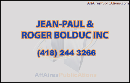 JEAN-PAUL & ROGER BOLDUC INC