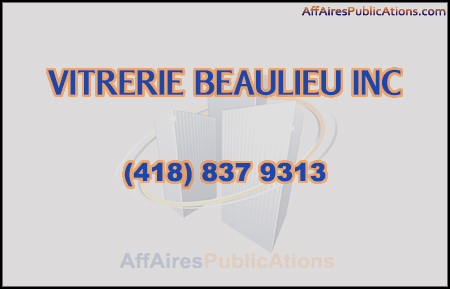 VITRERIE BEAULIEU INC