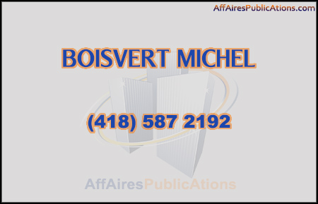 BOISVERT MICHEL