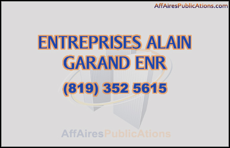 ENTREPRISES ALAIN GARAND ENR