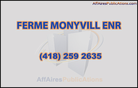 FERME MONYVILL ENR