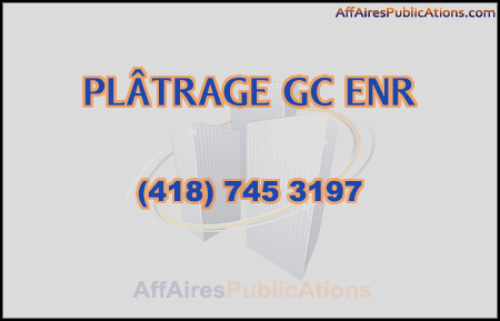 PLÂTRAGE GC ENR