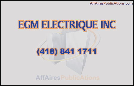 EGM ELECTRIQUE INC