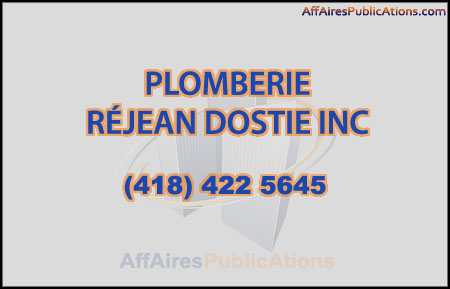PLOMBERIE RÉJEAN DOSTIE INC