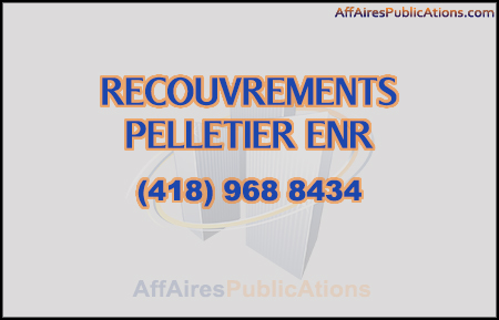 RECOUVREMENTS PELLETIER ENR