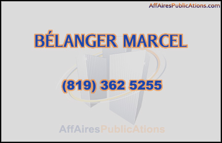 BÉLANGER MARCEL