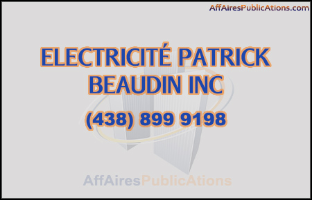 ELECTRICITÉ PATRICK BEAUDIN INC