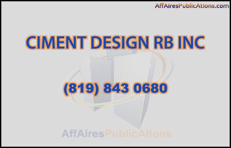 CIMENT DESIGN RB INC