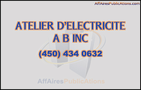 ATELIER D’ELECTRICITE A B INC