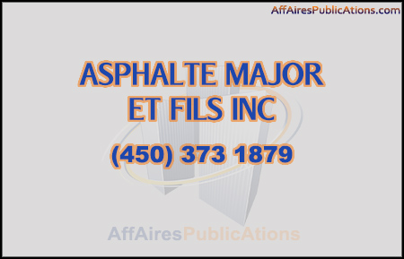 ASPHALTE MAJOR ET FILS INC
