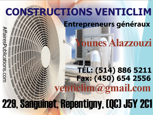 CONSTRUCTIONS VENTICLIM INC