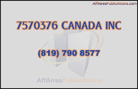 7570376 CANADA INC