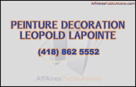 PEINTURE DECORATION LEOPOLD LAPOINTE