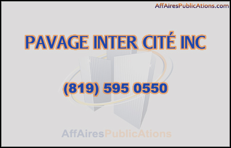 PAVAGE INTER CITÉ INC