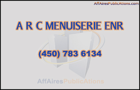 A R C MENUISERIE ENR