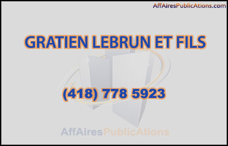 GRATIEN LEBRUN ET FILS INC