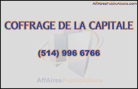 COFFRAGE DE LA CAPITALE LTÉE